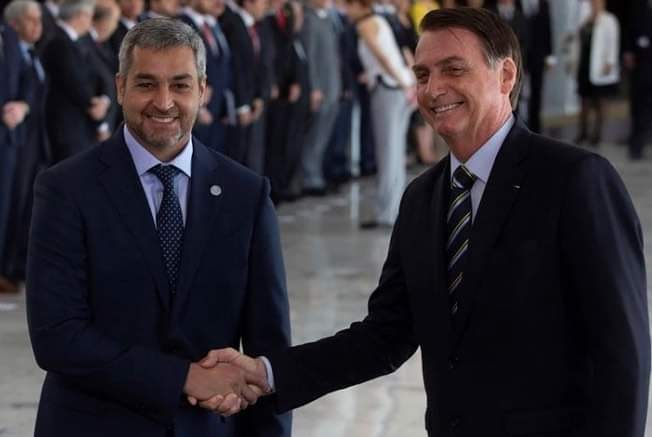 Bolsonaro e Mario Benitez